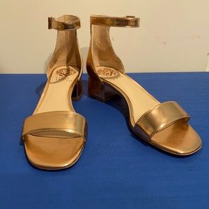 Vince Camuto “Sasseta” Sandals in Rose Gold
